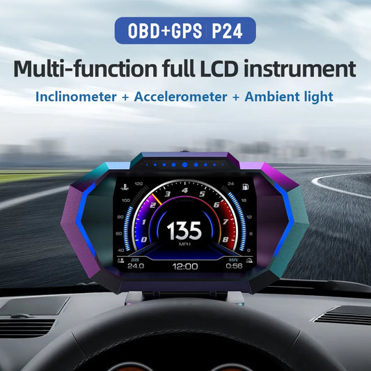 OBD+GPS HUD P24 Head Up Display